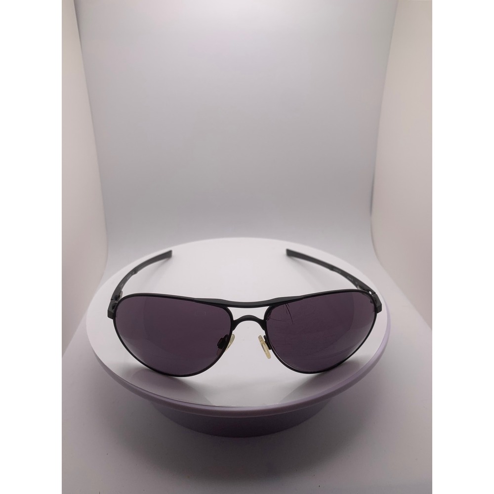 Oakley Plaintiff Aviator Sunglasses Matte Black OO4057-09 Frames Only